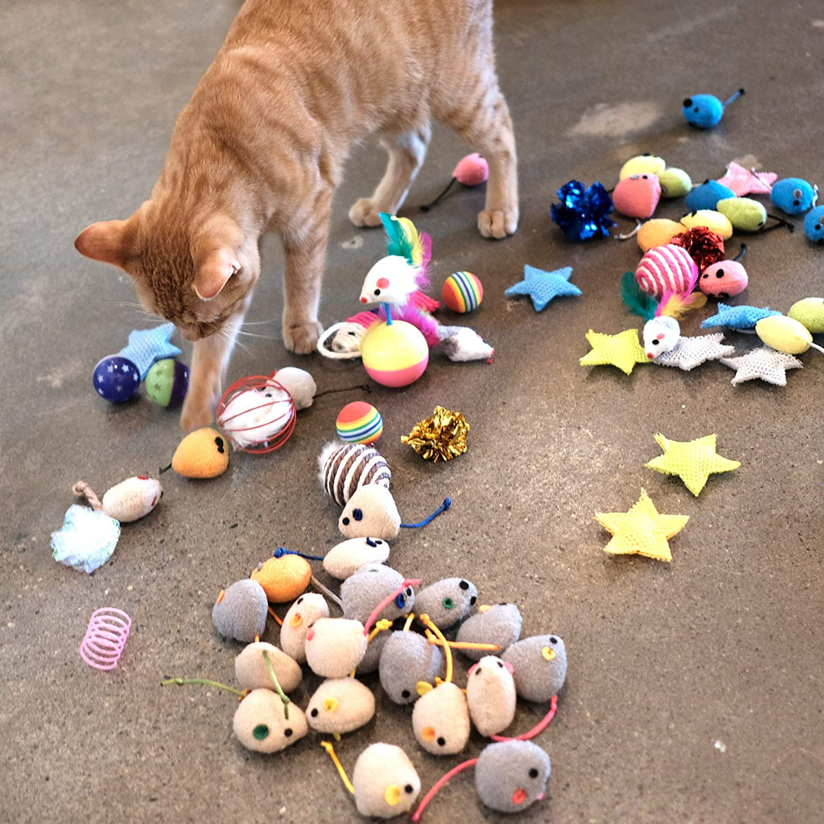 Exciting 20-Pack Catnip Mice Toys for Fun-Filled Playtime with Your Cats, Kittens, and Puppies - Perfect for Indoor and Outdoor Fun!
