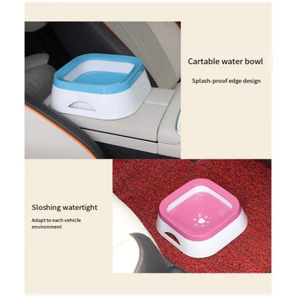 Revolutionary Anti-Splash Dog Water Bowl - 1L Spill-Free Drinking Solution for Happy Pets