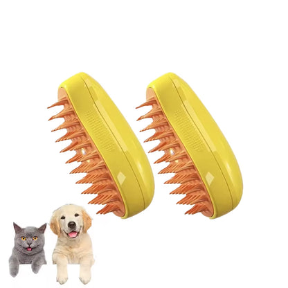 Revolutionary 3-in-1 Cat and Dog Steam Brush: Electric Sprayer for Grooming, Shedding, and Relaxing Massage