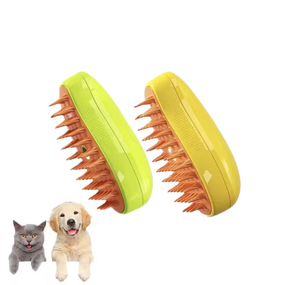 Revolutionary 3-in-1 Cat and Dog Steam Brush: Electric Sprayer for Grooming, Shedding, and Relaxing Massage
