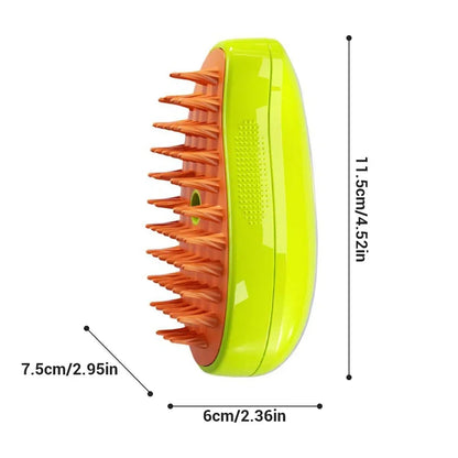 Revolutionary 3-in-1 Cat and Dog Steam Brush: Electric Sprayer for Grooming, Shedding, and Relaxing Massage