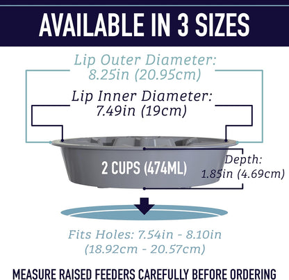 Engaging Slow Feeder Dog Bowl - Puzzle Design for Healthy Eating - Perfect for Medium to Large Breeds - Blue